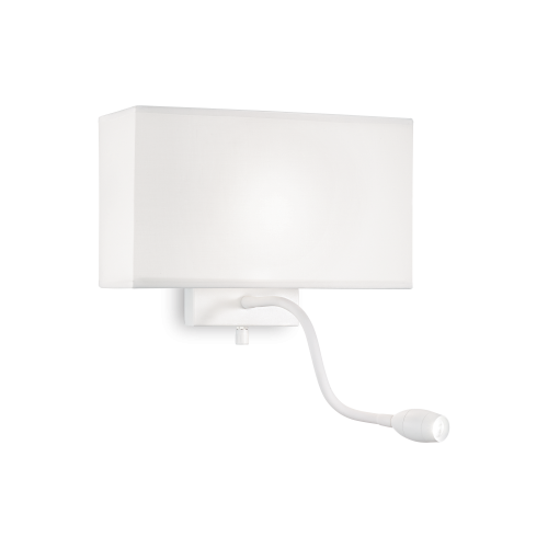 Kinkiet HOTEL AP2 ALL WHITE biała 215693 Ideal lux