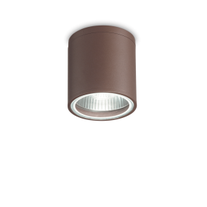 Lampa sufitowa GUN PL1 COFFEE kawowa 163666 Ideal lux