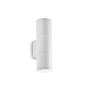 Kinkiet zewnętrzny GUN AP2 SMALL BIANCO biała 100388 Ideal lux