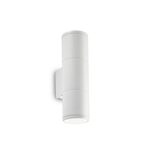 Kinkiet zewnętrzny GUN AP2 SMALL BIANCO biała 100388 Ideal lux