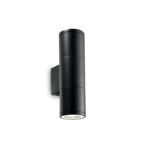 Kinkiet zewnętrzny GUN AP2 SMALL NERO czarny 100395 Ideal lux
