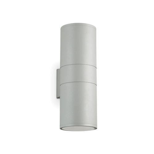 Kinkiet zewnętrzny GUN AP2 BIG GRIGIO szary 163604 Ideal lux