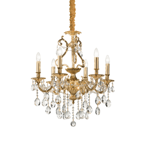 Lampa wisząca GIOCONDA SP6 ORO złota 060507 Ideal lux