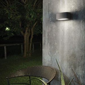 Kinkiet zewnętrzny IP55 ANDROMEDA AP1 NERO czarny 061597 Ideal lux