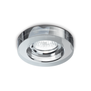 Lampa wpuszczana BLUES ROUND FUME' przydymione szkło komplet 3 szt 113982 Ideal lux
