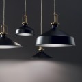 Lampa wisząca ERIS-1 SP1 NERO czarna 249056 Ideal lux