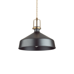 Lampa wisząca ERIS-1 SP1 NERO czarna 249056 Ideal lux