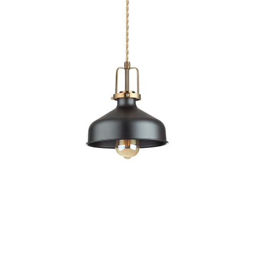 Lampa wisząca ERIS-2 SP1 NERO czarna 249063 Ideal lux