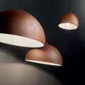 Lampa wisząca FOLK SP1 D18 corten 174204 Ideal lux