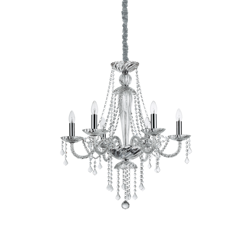 Lampa wisząca AMADEUS SP6 transparentna 168753 Ideal lux