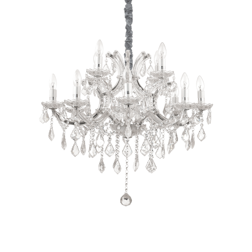 Lampa wisząca NAPOLEON SP12 CROMO chrom 167251 Ideal lux
