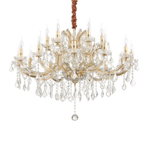Lampa wisząca NAPOLEON SP18 ORO złota 167411 Ideal lux