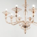 Lampa wisząca DANIELI SP6 AMBRA bursztynowa 159942 Ideal lux
