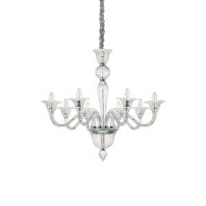 Lampa wisząca BRIGITTA SP8 TRANSPARENTE transparentna 199382 Ideal lux