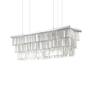 Lampa wisząca MARTINEZ SP8CROMO chrom 166360 Ideal lux