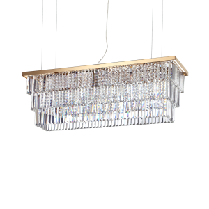 Lampa wisząca MARTINEZ SP8 ORO złota 213583 Ideal lux