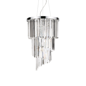 Lampa wisząca CARLTON SP8 CROMO chrom 117737 Ideal lux