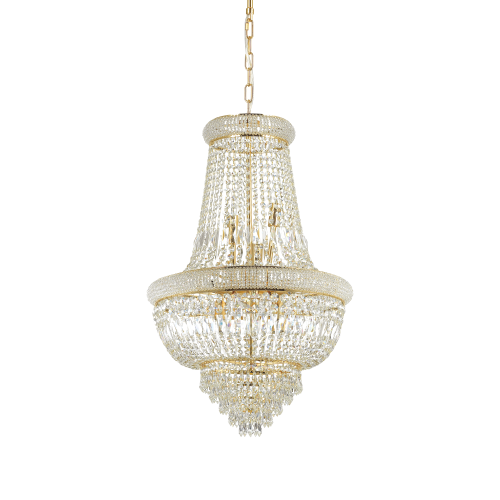 Lampa wisząca DUBAI SP10 OTTONE mosiądz 207216 Ideal lux