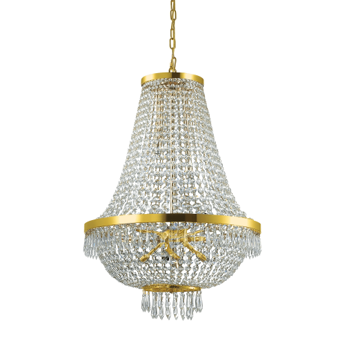 Lampa wisząca CAESAR SP12 ORO złota 1114743 Ideal lux