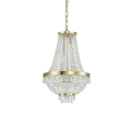 Lampa wisząca CAESAR SP6 ORO złota 114729 Ideal lux