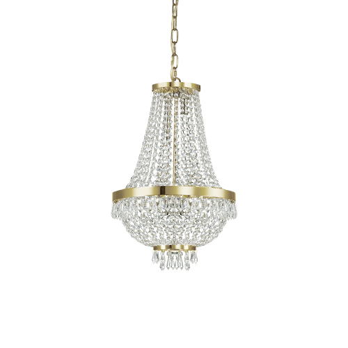 Lampa wisząca CAESAR SP6 ORO złota 114729 Ideal lux