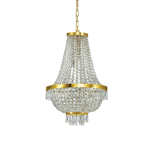Lampa wisząca CAESAR SP9 ORO złota 114736 Ideal lux