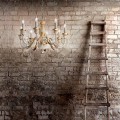 Lampa wisząca FIRENZE SP8 BIANCO ANTICO antycza biel 012872 Ideal lux