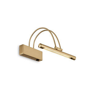 Kinkiet BOW AP D26 OTTONE SATINATO satynowy mosiądz 121154 Ideal lux