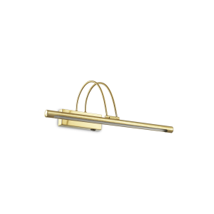 Kinkiet BOW AP D46 OTTONE SATINATO satynowy mosiądz 121178 Ideal lux