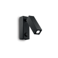Kinkiet PAGE AP SQUARE NERO czarny 142241 Ideal lux