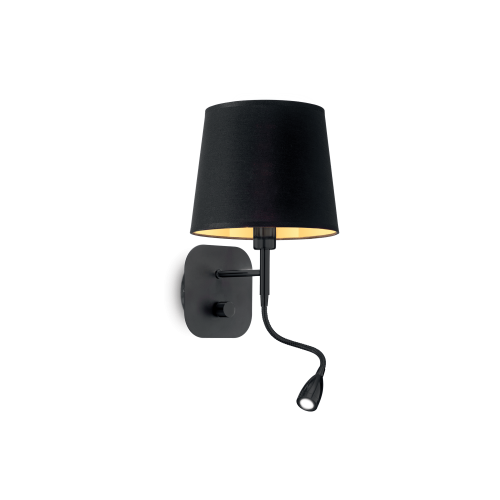Kinkiet NORDIK AP2 czarny 158242 Ideal lux