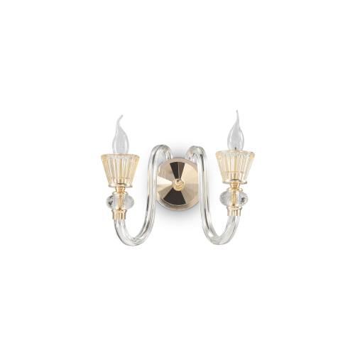 Kinkiet STRAUSS AP2 złoty 140599 Ideal lux