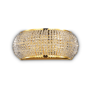 Kinkiet PASHA' AP3 ORO złoty 082288 Ideal lux