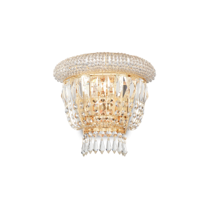 Kinkiet DUBAI AP2 OTTONE mosiądz 201023 Ideal lux