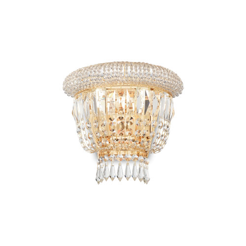 Kinkiet DUBAI AP2 OTTONE mosiądz 201023 Ideal lux