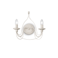 Kinkiet CORTE AP2 BIANCO ANTICO antyczna biel 028460 Ideal lux