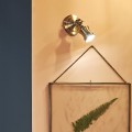 Kinkiet BARBER AP1 BRUNITO mosiądz 159997 Ideal lux