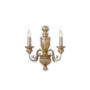 Kinkiet FIRENZE AP2 ORO ANTICO antyczne złoto 020846 Ideal lux
