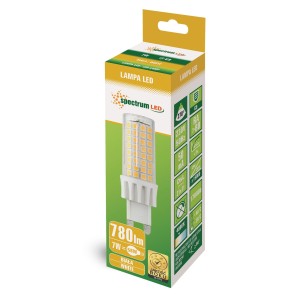 ŻARÓWKA LED G9 230V 7W neutralna 4000K WOJ+14164 SPECTRUMLED