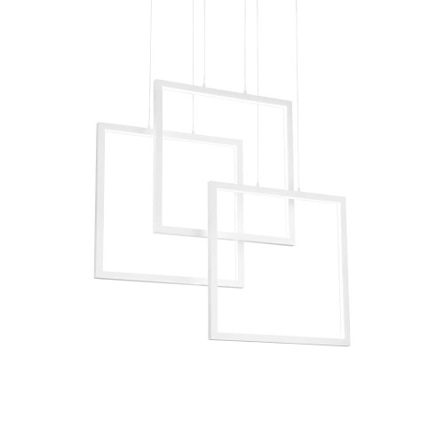 Lampa wisząca FRAME SP QUADRATO BIANCO 253596 Ideal lux