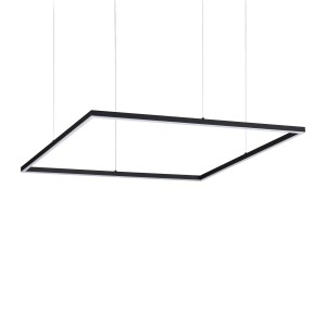 Lampa wisząca ORACLE SLIM SP D90 SQUARE BK 3000K 259208 Ideal lux