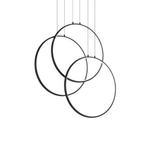 Lampa wisząca FRAME SP CERCHIO NERO 269337 Ideal lux