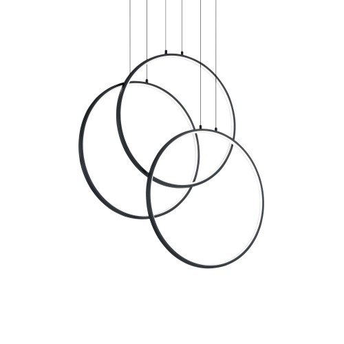 Lampa wisząca FRAME SP CERCHIO NERO 269337 Ideal lux