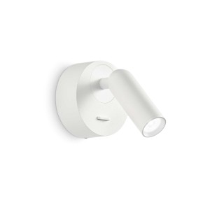 Kinkiet BEAN ROUND AP BIANCO 260600 Ideal lux