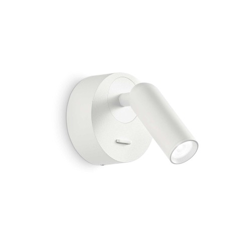 Kinkiet BEAN ROUND AP BIANCO 260600 Ideal lux