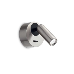 Kinkiet BEAN ROUND AP NICKEL 260631 Ideal lux