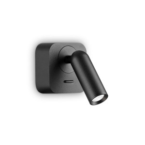Kinkiet BEAN SQUARE AP NERO 260655 Ideal lux