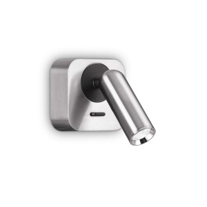 Kinkiet BEAN SQUARE AP NICKEL 260679 Ideal lux