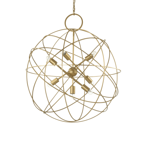 Lampa wisząca KONSE SP7 złota 156033 Ideal lux
