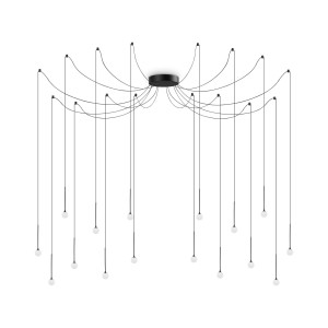 Lampa wisząca LUCCIOLA Czarny 284002 Ideal lux